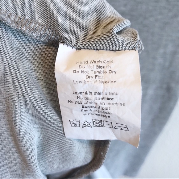 ASTR the label Tie front Waist Crop Top Gray - Picture 8 of 8